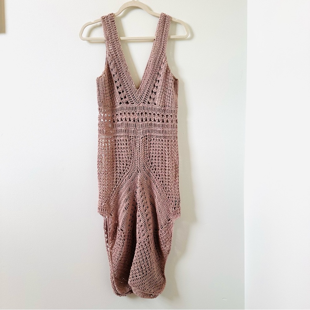 Revolve Indah crochet knit dress size medium/large